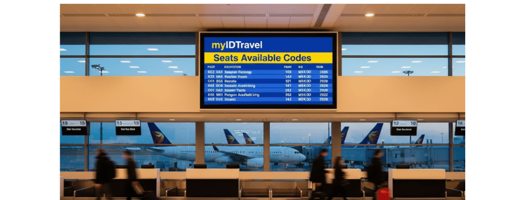 myIDTravel Seats Available Codes