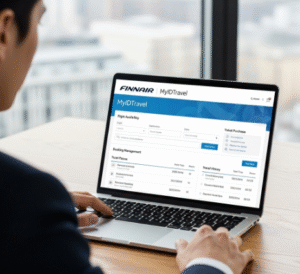 MyIDTravel Finnair Login Page