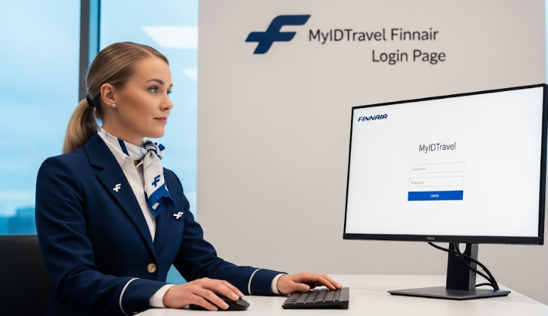 MyIDTravel Finnair Login Page