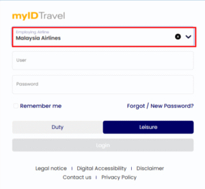 MyIDTravel Malaysia Airlines