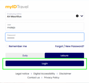 MyIDTravel Air Mauritius
